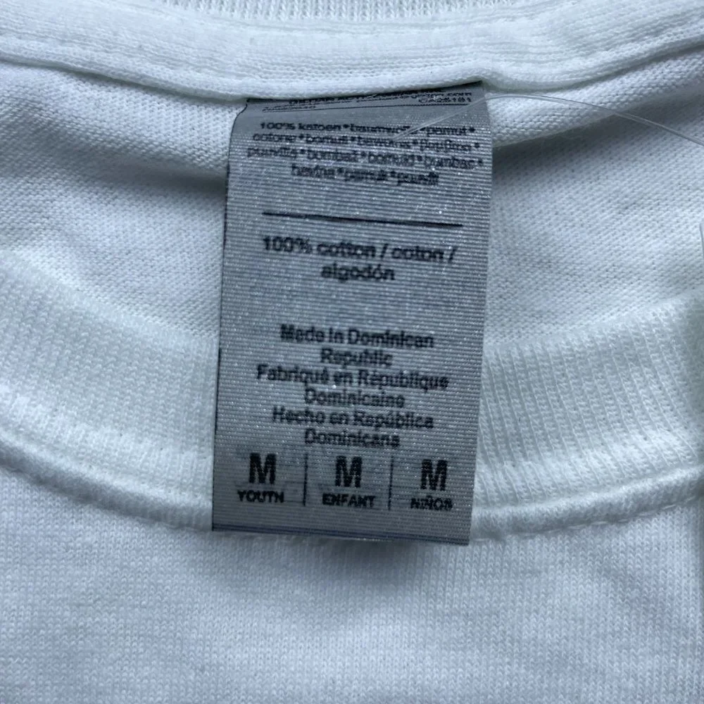 Exist NWT Boys White Super Kind short sleeve shirt Medium - Picture 3 of 4